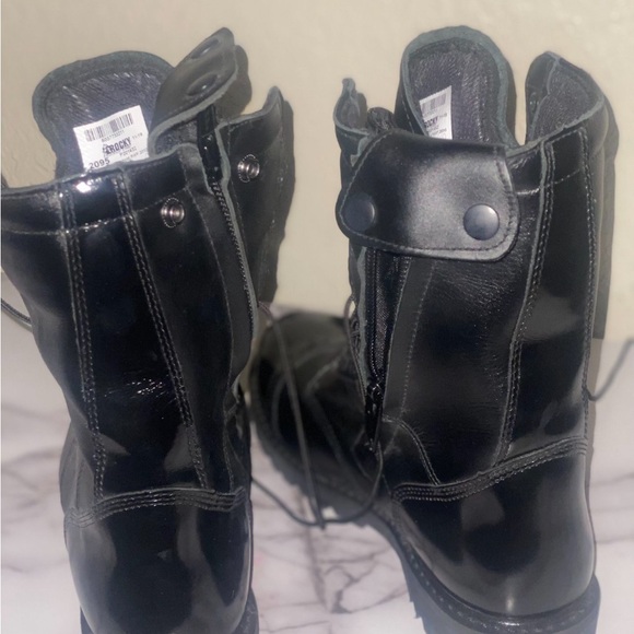 Boots Rocky 10" Paratrooper Side Zipper Waterproof Boot. NEW - Picture 5 of 6